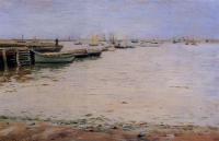 Chase, William Merritt - Gowanus Bay aka Misty Day Gowanus Bay